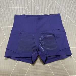 Lululemon Rogue Renegade High Rise Short 2.5" Sz 10 Purple Bike Shorts LW7BBNS
